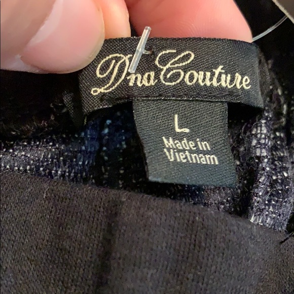 {DNA Couture}Sz S Gray Joggers - Picture 2 of 3